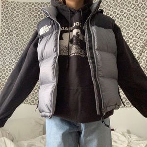 north face puffer vest